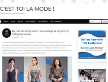 Tablet Screenshot of c-est-toi-la-mode.com